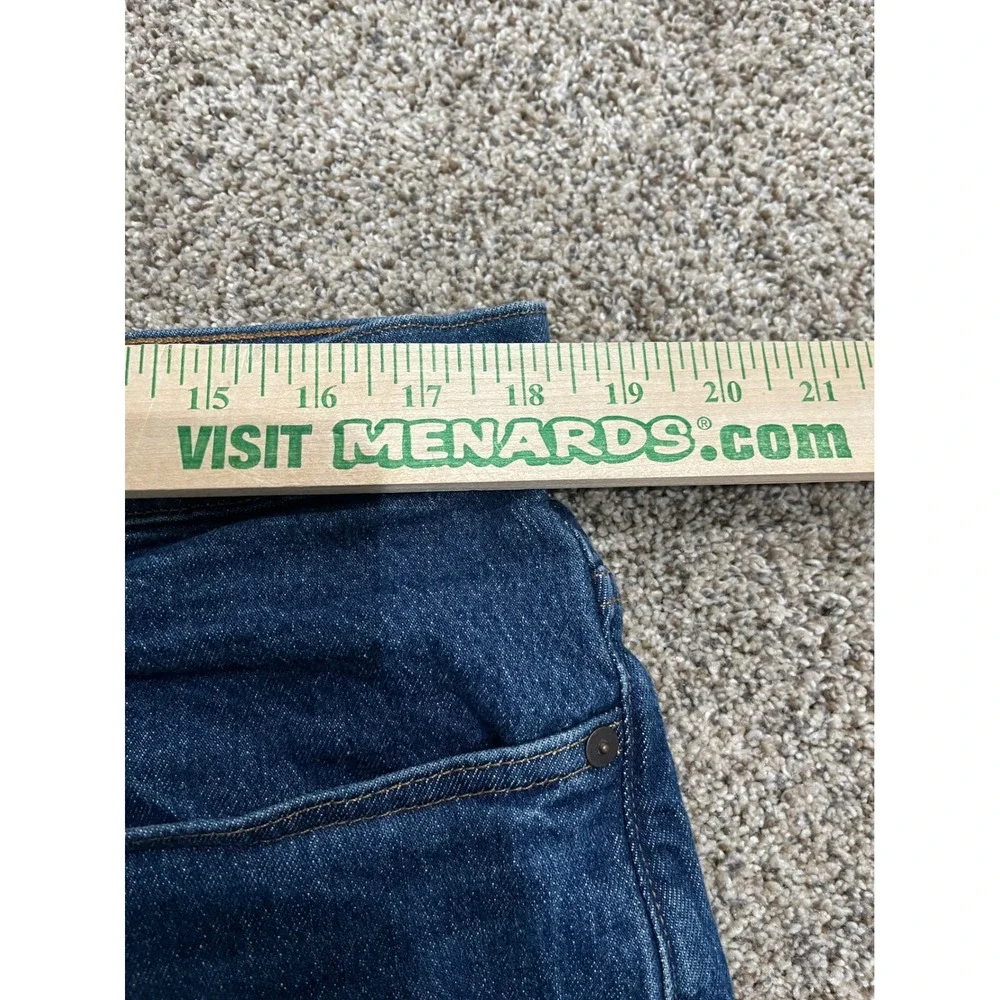 Madewell Mens Vintage Straight Jeans Blue Denim Button Fly 36x32